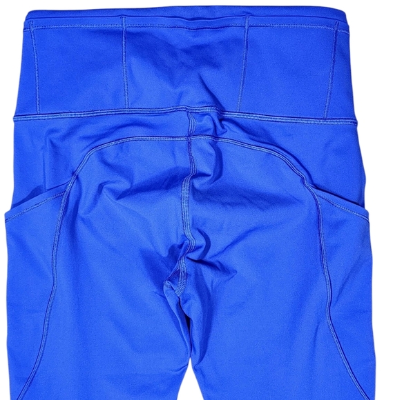 Lululemon Fast & Free HR Crop 19" Cerulean Womens Legging 4 - Picture 7 of 11